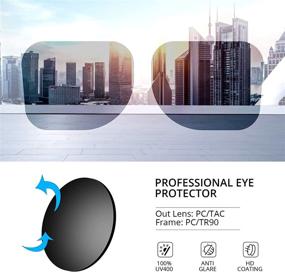 img 2 attached to 🕶️ MOLNIA Polarized Sports Sunglasses for Men and Women - UV 400 Eye Protection, Ideal for Cycling, Baseball, and Golf