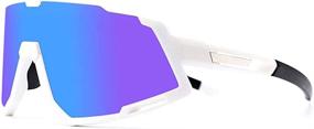 img 4 attached to 🕶️ MOLNIA Polarized Sports Sunglasses for Men and Women - UV 400 Eye Protection, Ideal for Cycling, Baseball, and Golf