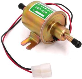 img 2 attached to UTSAUTO Electric Inline Fuel Pump: Efficient 12V Low Pressure Gas/Diesel Lawnmower Fuel Pump - 2.5-4 PSI Engine HEP-02A
