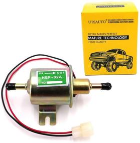 img 4 attached to UTSAUTO Electric Inline Fuel Pump: Efficient 12V Low Pressure Gas/Diesel Lawnmower Fuel Pump - 2.5-4 PSI Engine HEP-02A