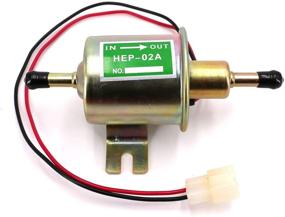 img 3 attached to UTSAUTO Electric Inline Fuel Pump: Efficient 12V Low Pressure Gas/Diesel Lawnmower Fuel Pump - 2.5-4 PSI Engine HEP-02A