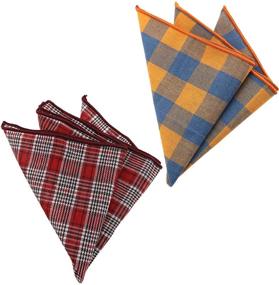img 2 attached to Creative Idea Assorted Cotton Pocket Handkerchief