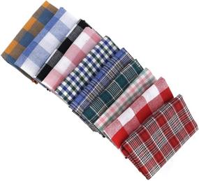 img 4 attached to Creative Idea Assorted Cotton Pocket Handkerchief