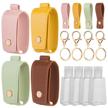 sanitizer reusable refillable containers keychain logo
