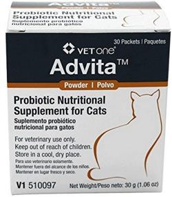 img 2 attached to 🐱 Оптимизированное питание для домашних животных: ветеринарный препарат ВетВан Адвита Пудра Пробиотическая добавка для кошек