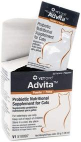 img 1 attached to 🐱 Оптимизированное питание для домашних животных: ветеринарный препарат ВетВан Адвита Пудра Пробиотическая добавка для кошек