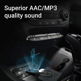 img 3 attached to 🚗 Адаптер BR1 Bluetooth Car Receiver от asseso: Компактное 3,5 мм Aux-устройство для беспроводного прослушивания музыки - Bluetooth 4.2, автоматическое подключение, не требует зарядки.