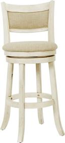 img 1 attached to Antique White OSP Home Furnishings Stool: Elegant and Functional Seating Solution