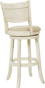 img 2 attached to Antique White OSP Home Furnishings Stool: Elegant and Functional Seating Solution