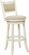 antique white osp home furnishings stool: elegant and functional seating solution logo