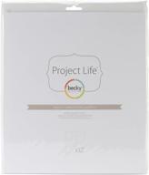 📸 becky higgins 380010 project life photo pocket page protector-12 x design g (12 piece) - organize and preserve your precious memories with ease! logo