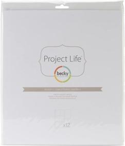 img 2 attached to 📸 Becky Higgins 380010 Project Life Photo Pocket Page Protector-12 x Design G (12 Piece) - Organize and Preserve Your Precious Memories with Ease!