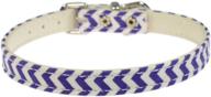 evans collars collar chevron purple logo