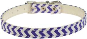 img 1 attached to Ошейник Evans Collars Chevron Purple