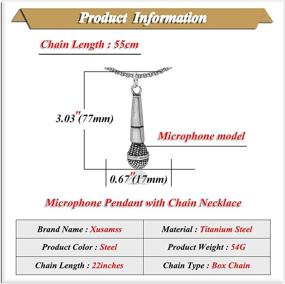 img 3 attached to Подвеска-микрофон Xusamss из титана