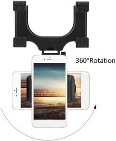 img 3 attached to Rearview Mirror Holder Universal Smartphone