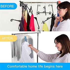 img 2 attached to 12 Pack of Lightweight Hanging Garment Bags: Keep Clothes Dust-free and Damp-free