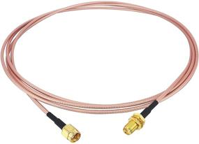 img 4 attached to 🔌 2M RG 316 WiFi Antenna Extension Cable - YOTENKO SMA Male to SMA Female RF Connector