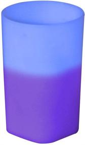 img 2 attached to 🍸 Set of 12 Color Changing Mood Plastic Shot Glasses (2oz), BPA Free and Reusable, Unique Square Bottom Design, Round Top, Assorted Colors, Made in the USA