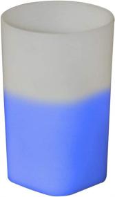 img 1 attached to 🍸 Set of 12 Color Changing Mood Plastic Shot Glasses (2oz), BPA Free and Reusable, Unique Square Bottom Design, Round Top, Assorted Colors, Made in the USA