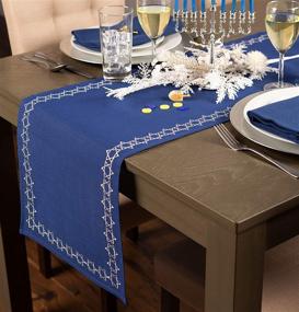 img 1 attached to 🏞️ DII David Table Runner with Embroidery