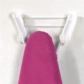 img 3 attached to 🔧 Convenient Spectrum Wall Mount Ironing Board Holder in White - Pack of 2 for Easy Storage