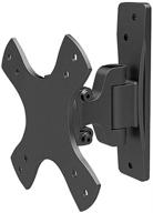 stable series full-motion articulating tv wall mount bracket for 13in to 27in tvs, max 33lbs weight capacity, extension range 1.8in to 3.9in, vesa patterns up to 100x100, ul certified - black (small) logo