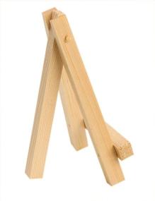 img 1 attached to 🪑 Vpang 10 Pcs Wooden Easel: Mini Natural Wood Display Stand for Crafts, Business Cards & Photos