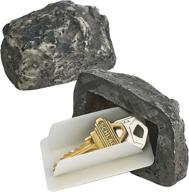 🔑 katzco fake rock key hider - discreet gray plastic holder for spare car keys and house keys - innovative home improvement solution and unconventional gift idea logo