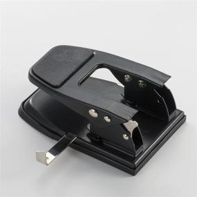 img 1 attached to 📎 Officemate Heavy Duty 2-Hole Punch - Padded Handle - Black - 50-Sheet Capacity - Model: OIC90082