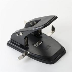 img 2 attached to 📎 Officemate Heavy Duty 2-Hole Punch - Padded Handle - Black - 50-Sheet Capacity - Model: OIC90082