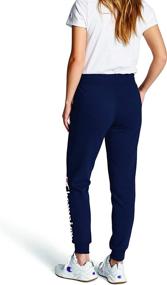 img 2 attached to Champion Women's Powerblend Joggers with Script Logo