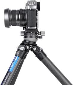 img 1 attached to Enhanced Stability: Leofoto Ranger LS-255CEX Carbon Fiber Tripod with Leveling Base - Smaller, Lighter, and Ultra-Stable Design