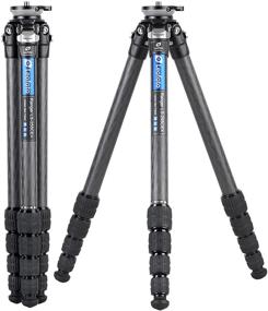img 4 attached to Enhanced Stability: Leofoto Ranger LS-255CEX Carbon Fiber Tripod with Leveling Base - Smaller, Lighter, and Ultra-Stable Design
