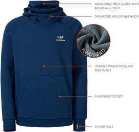 img 1 attached to BASSDASH Fishing Resistant Performance Sweatshirt Men's Clothing and Active