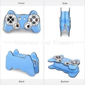 img 1 attached to Gamepad Shaped Crossbody Fashionable Shoulder Women's Handbags & Wallets for Crossbody Bags