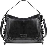 stylish and practical nico louise leather shoulder crossbody handbags & wallets for women logo