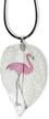 daobg stable filigree pendant necklace flamingo logo