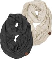 🧣 funky junque s1 6100 06 infinity scarf: must-have women's accessory logo