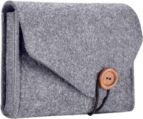 img 4 attached to 💼 ProCase MacBook Power Adapter Case Storage Bag: Organize Your MacBook Accessories with Style and Convenience –Gray