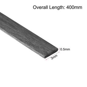 img 2 attached to Uxcell Carbon 0 5X3Mm Pultruded Airplane Raw Materials for Laminates & Composites