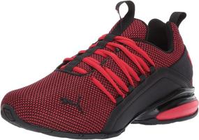 img 4 attached to PUMA Axelion Black Quiet Shade Men's Fashion Sneakers - Stylish Shoes