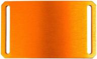 🧡 grip6 men's interchangeable buckle in vibrant orange logo