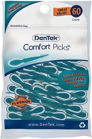 img 1 attached to 🦷 Durable and Gentle DenTek Comfort Picks - Pack of 60 for Effective Oral Care