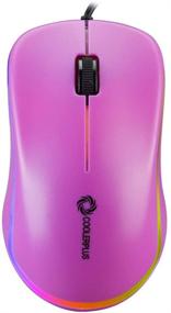 img 4 attached to 🖱️ Coolerplus FC112 USB Optical Wired Computer Mouse - Easy Click for Office and Home, 1000DPI, Premium & Portable - Windows PC, Laptop, Desktop, Notebook Compatible (Orchid Purple)