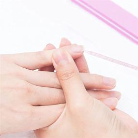 img 1 attached to 💅 100 PCS Vaincre Disposable Nail Stick Cuticle Pusher bulk, Nail Care Sticks, Cuticle Manicure and Pedicure Stick for Fingernail, Cleaning Cuticle Stick (Pink)