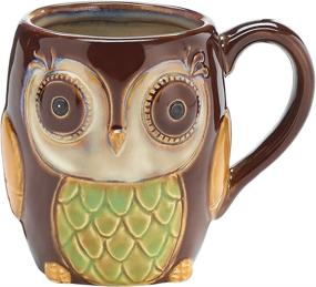 img 2 attached to 🦉 Coffee Lovers' Chocolate Porcelain Owl