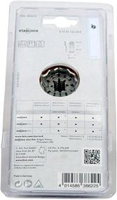 img 2 attached to Fein E-Cut Precision Saw Blade for Wood, Drywall, and Soft 🔪 Plastics - Narrow-Waisted Shape - StarLock Mount - 10-Pack - Item #63502126290