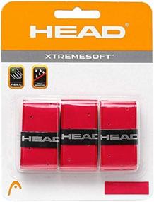 img 1 attached to 🎾 Enhance Your Grip with HEAD Xtreme Soft Racquet Overgrip - Tennis Racket Grip Tape - 3-Pack, Red