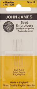 img 1 attached to 🪡 Size Sewing Bead Embroidery Needles by Colonial Needle